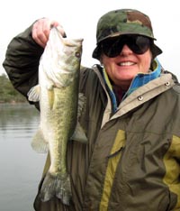 Laura with a nice Bastrop bass