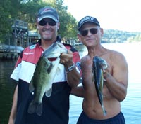 Nothing like a double on Lake Austin with Jimmy