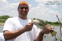 Jim with a Choke Canyon bass