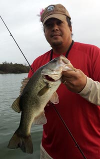 Tino with a good Fayette County bass
