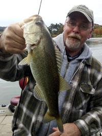 Glenn with a nice Lake Austin bass