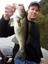 Bobby with a nice Lake Austin bass