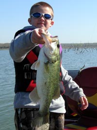 Daniel and a nice Choke Canyon toad caught while flipping
