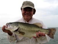 Mr. Wong with a nice Choke Canyon hawg