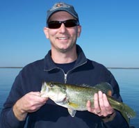Geoff was pleased with his first bass
