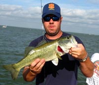 Trey with a 4lb Choke bass