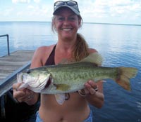 nice 6lb Choke Canyon bass