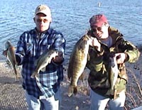 Stillhouse Hollow - Clayton and Hunter - 14lbs best 5 - nice 5.01lb smallie kicker!