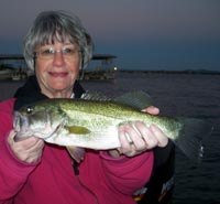 Paula with a nice LBJ bass