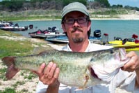 Mike with a nice 7.5lb Stillhouse bass