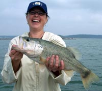 Jamie with a nice 4.5lb Stillhouse bass