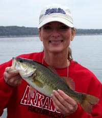 Gina with her LT bass