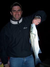 Jeff with a nice Lake Travis striper