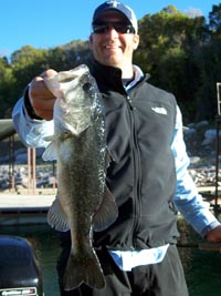 Steve caught a nice Lake Travis bass